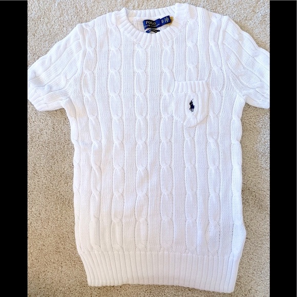 Polo Ralph Lauren

Cable-Knit Short-Sleeve Sweater  white - Picture 8 of 17